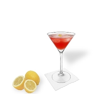 Cosmopolitan im Martini-Glas, die übliche Art diesen leckeren Wodka-Cocktail zu servieren.